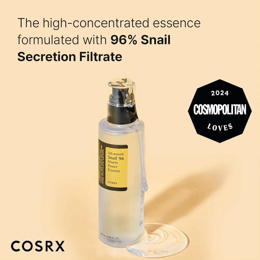 COSRX Advanced Snail 96 Mucin Power Essence, 100ml
