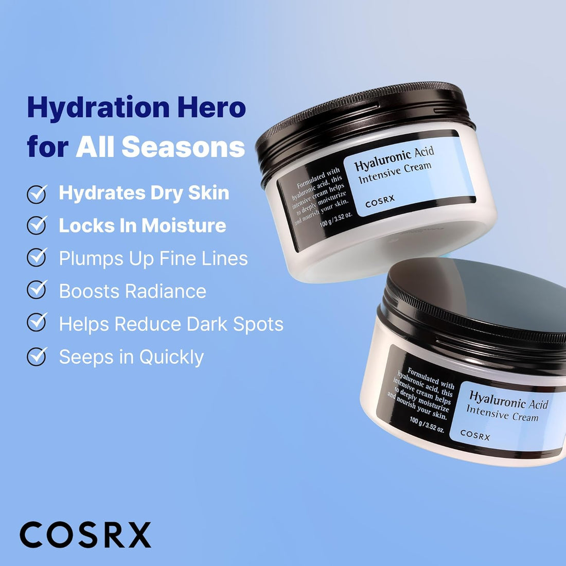 COSRX Hyaluronic Acid Intensive Moisturizing Cream (100g)