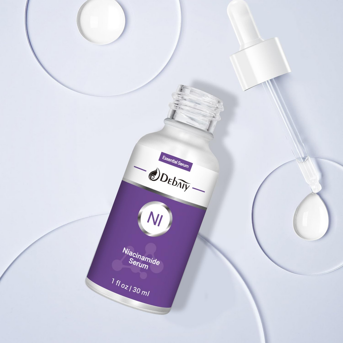 3 Pack 5% Niacinamide Serum for Face Moisturizing Inhibits Melanin & Restore Skin Natural -(1fl.oz|30ml)